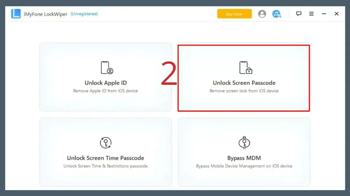Mở phần mềm và chọn tính năng phù hợp.