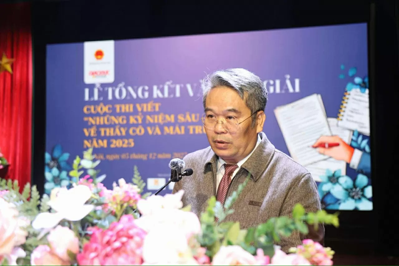 Trao giải cuộc thi Những kỷ niệm sâu sắc về thầy cô và mái trường năm 2025