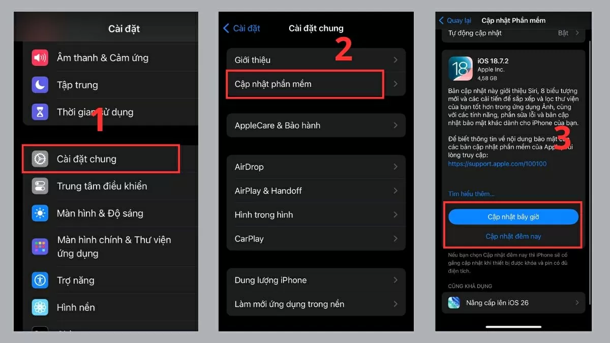 Cập nhật phiên bản iOS mới nhất hiện nay. Cập nhật phiên bản iOS mới nhất hiện nay.