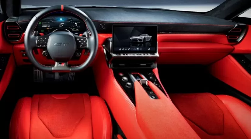 Khoang lái của GR GT hướng tới sự tối giản, tập trung tối đa vào người điều khiển.