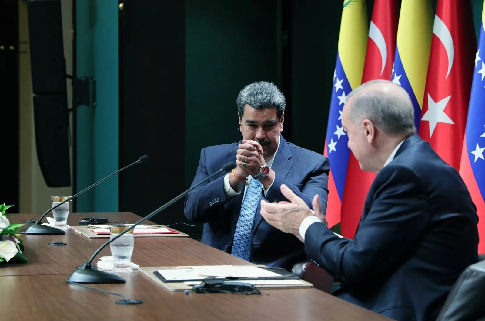Tổng thống Thổ Nhĩ Kỳ và Venezuala trong cuộc họp báo tại Ankaran, tháng 8/2022. (Nguồn: Daily Shabaz) Tổng thống Thổ Nhĩ Kỳ và Venezuala trong cuộc họp báo tại Ankaran, tháng 8/2022. (Nguồn: Daily Shabaz)