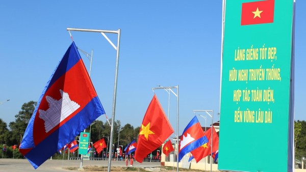 Các công tác chuẩn bị cho Lễ khai trương Cặp cửa khẩu quốc tế Tân Nam - Meun Chey