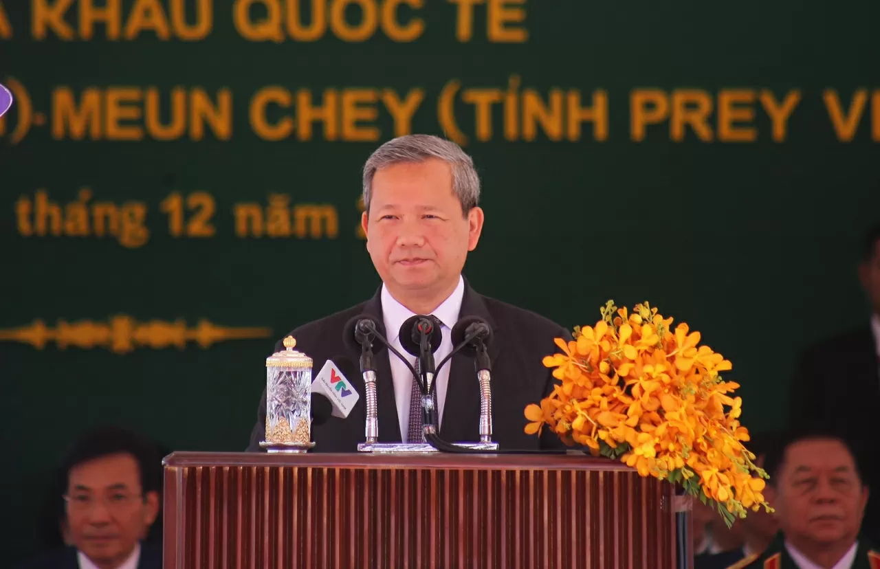 Thủ tướng Vương quốc Campuchia Hun Manet phát biểu tại Lễ Khai trương Thủ tướng Vương quốc Campuchia Hun Manet phát biểu tại Lễ Khai trương