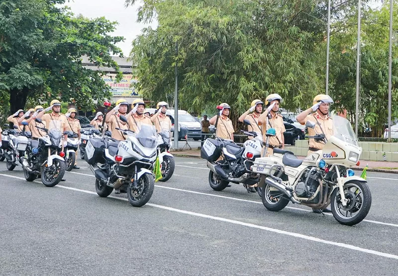 Lực lượng Công an Đồng Nai triển khai đồng bộ các biện pháp nghiệp vụ bảo đảm an ninh trật tự. (Nguồn: Công an tỉnh Đồng Nai)