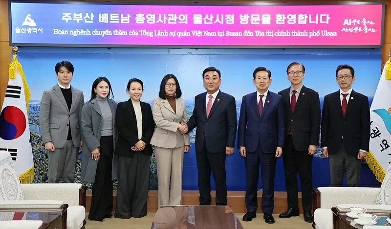 Mở rộng hợp tác thực chất cấp địa phương với Ulsan, Hàn Quốc