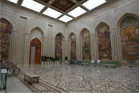 Bên trong Trung tâm Văn minh Hồi giáo của Uzbekistan