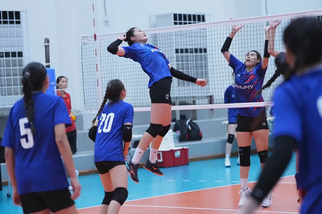 Sáng 9/12, tuyển bóng chuyền nữ Việt Nam có buổi tập đầu tiên sau khi tới Bangkok (Thái Lan) tham dự SEA Games 33. (Nguồn: BCVN)