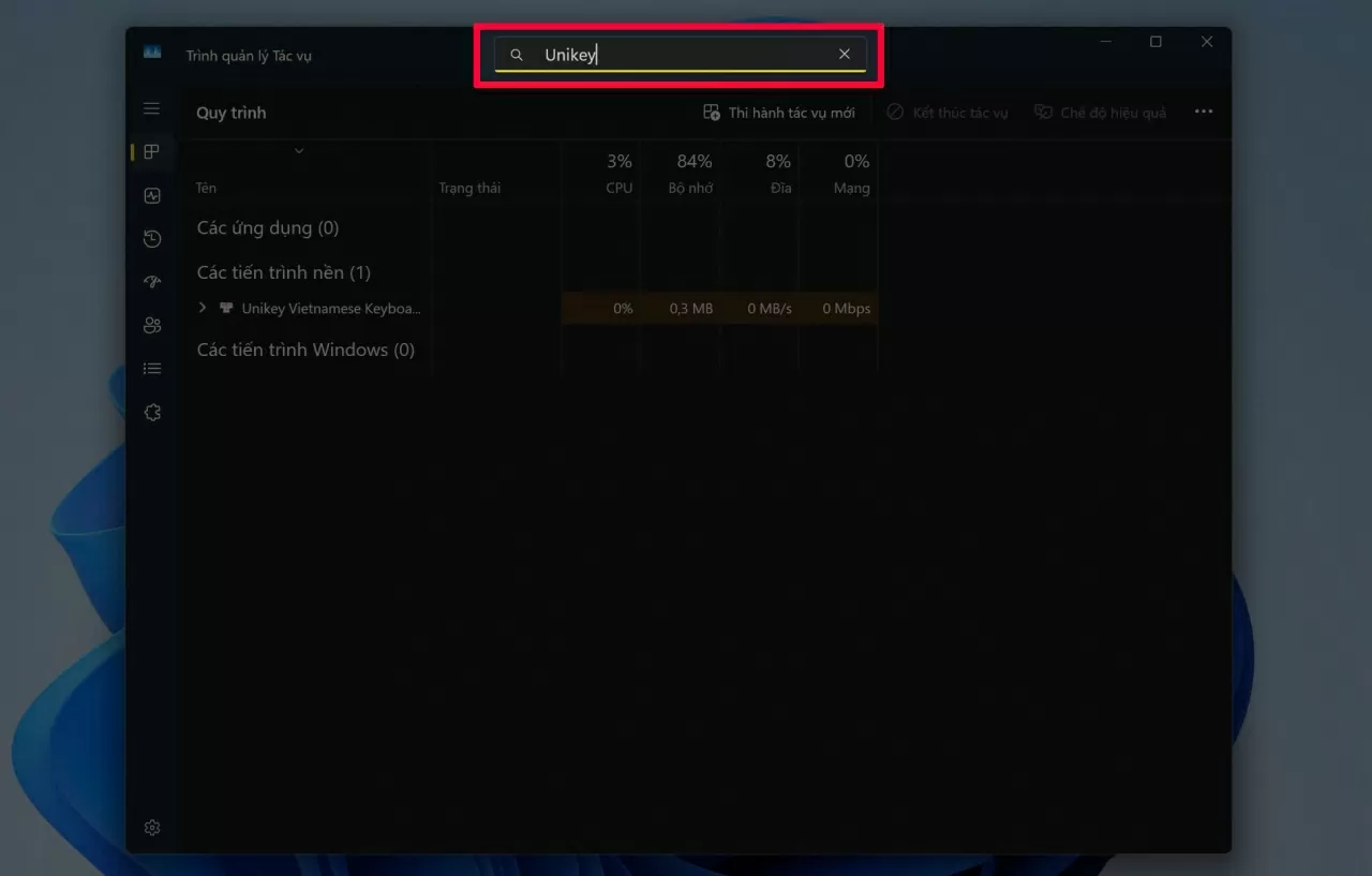 Trước tiên, tắt hoàn toàn Unikey. Trước tiên, tắt hoàn toàn Unikey.