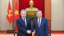 Tổng Bí thư Tô Lâm tiếp Thư ký Hội đồng An ninh Nga