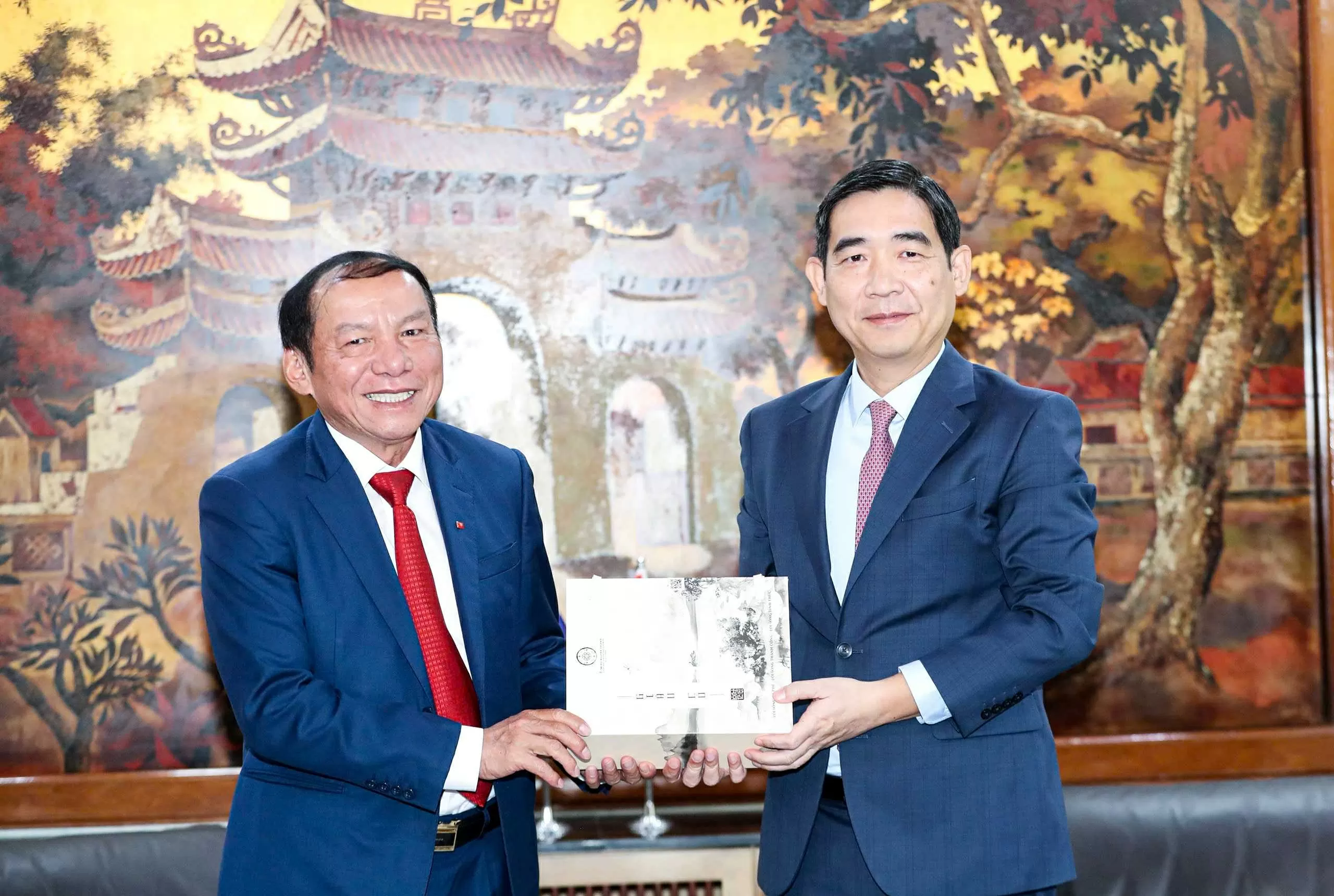 Đoàn thể thao Việt Nam thăm ĐSQ