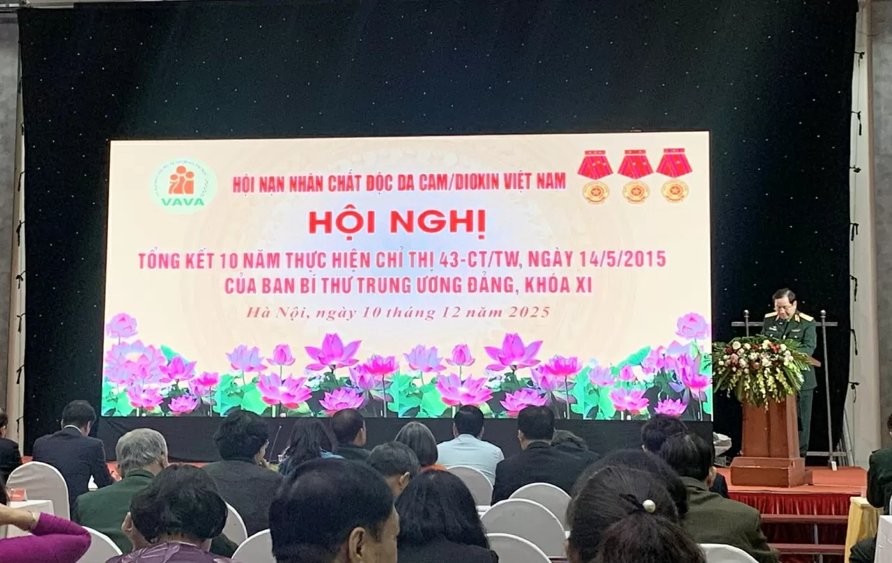 Tổng kết 10 năm thực hiện Chỉ thị 43: Kiên trì khắc phục hậu quả chất độc hóa học, không để ai bị bỏ lại phía sau Tổng kết 10 năm thực hiện Chỉ thị 43: Kiên trì khắc phục hậu quả chất độc hóa học, không để ai bị bỏ lại phía sau