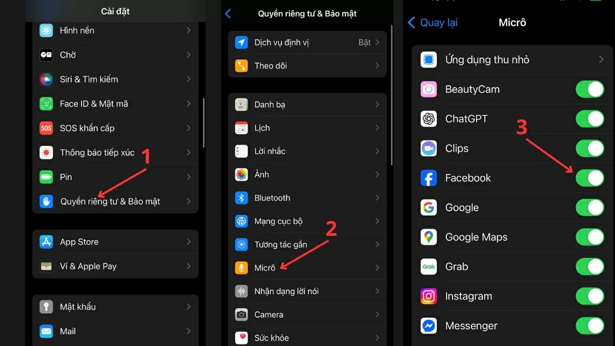 Trên iPhone.
