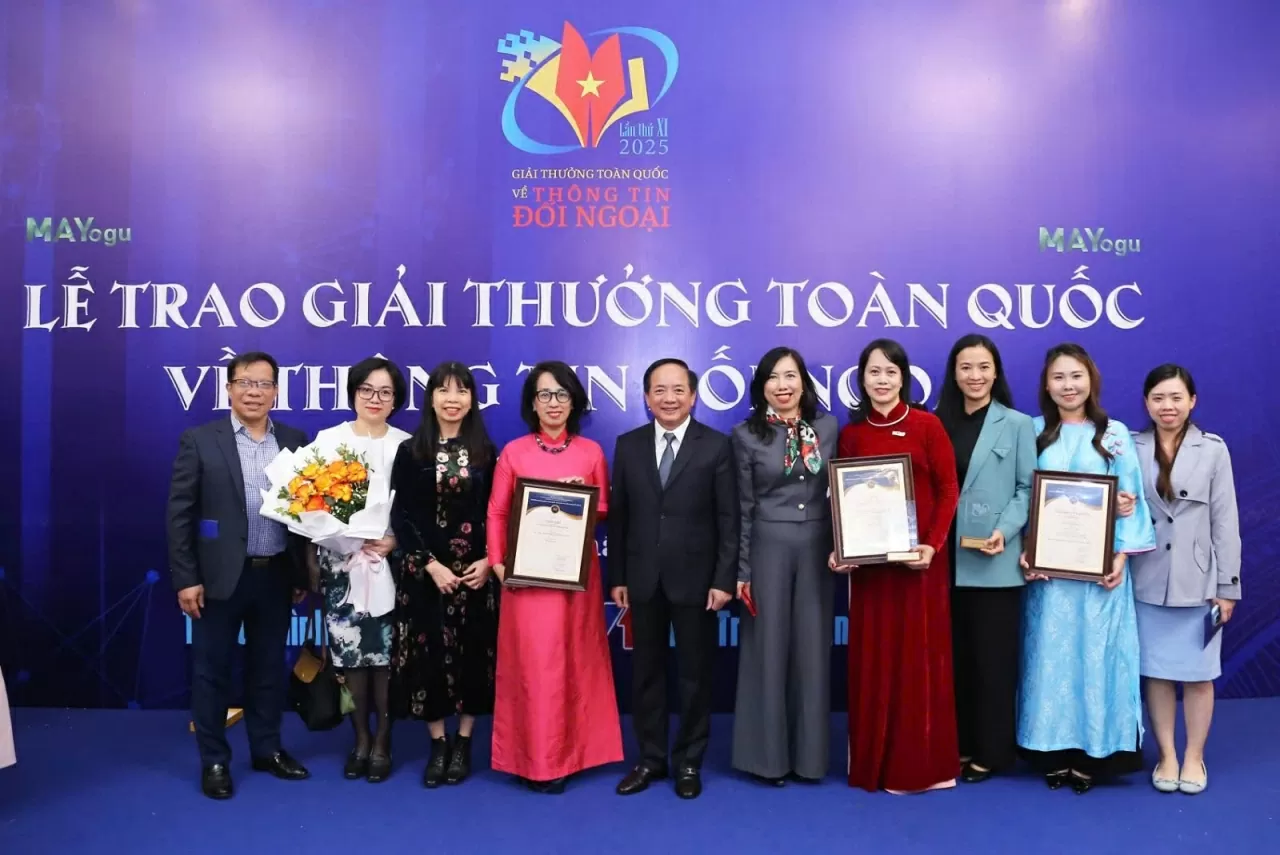 Giải thưởng Thông tin đối ngoại 2025: Khẳng định uy tín và sức lan tỏa Giải thưởng Thông tin đối ngoại 2025: Khẳng định uy tín và sức lan tỏa
