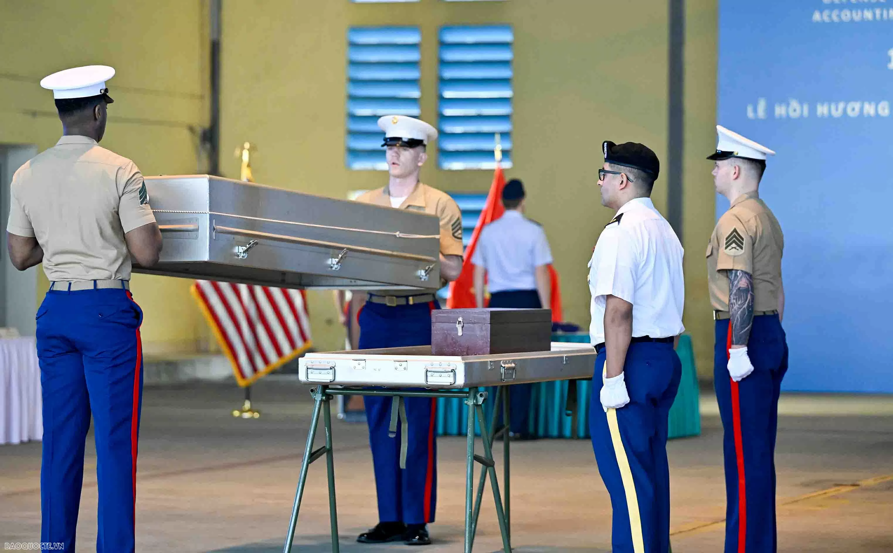 Tiếp tục trao trả hài cốt quân nhân Hoa Kỳ Tiếp tục trao trả hài cốt quân nhân Hoa Kỳ