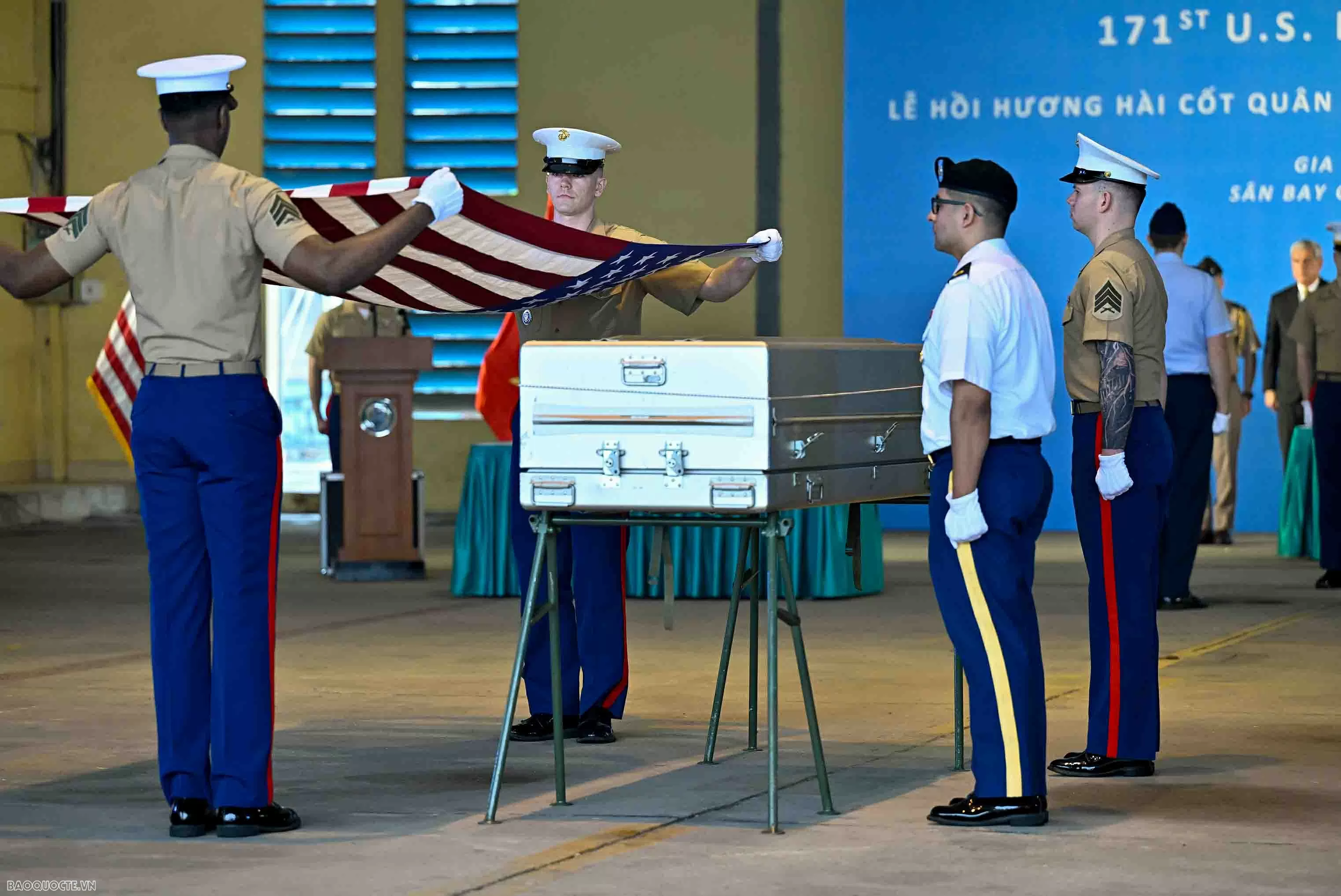 Tiếp tục trao trả hài cốt quân nhân Hoa Kỳ Tiếp tục trao trả hài cốt quân nhân Hoa Kỳ