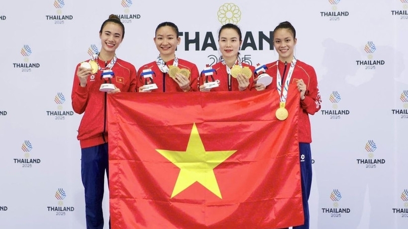Bảng tổng sắp huy chương SEA Games 33 đến cuối ngày 14/12