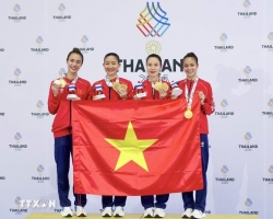 Bảng tổng sắp huy chương SEA Games 33 đến cuối ngày 14/12