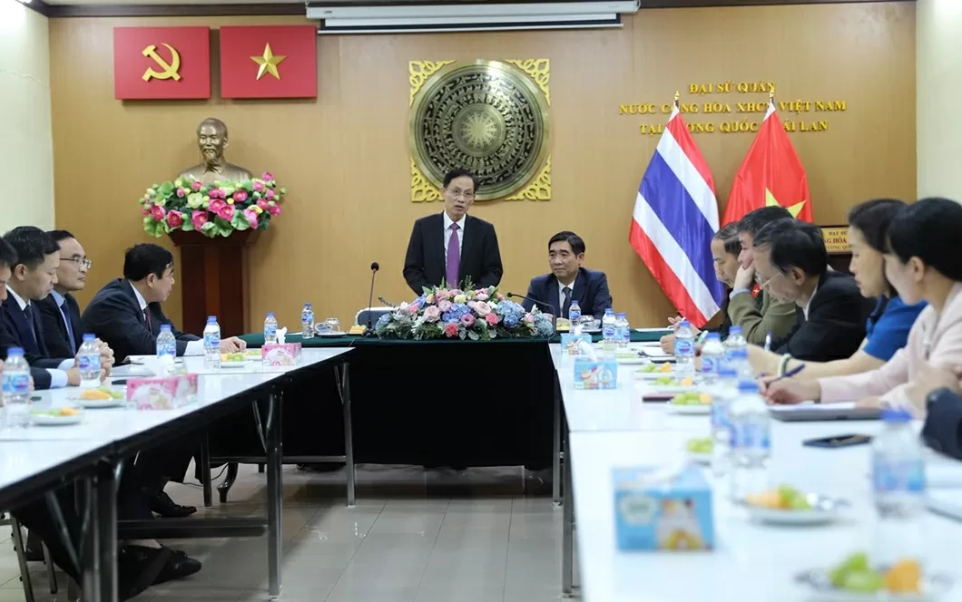 Bí thư Trung ương Đảng, Bộ trưởng Ngoại giao Lê Hoài Trung thăm làm việc tại Thái Lan