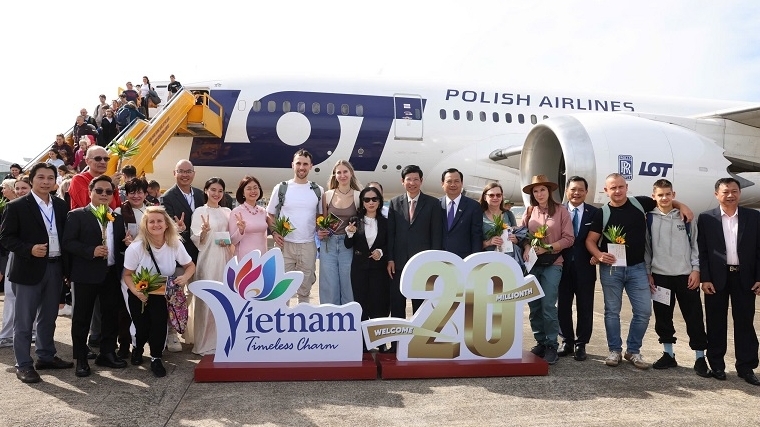 Du lịch Việt Nam đón vị khách quốc tế thứ 20 triệu