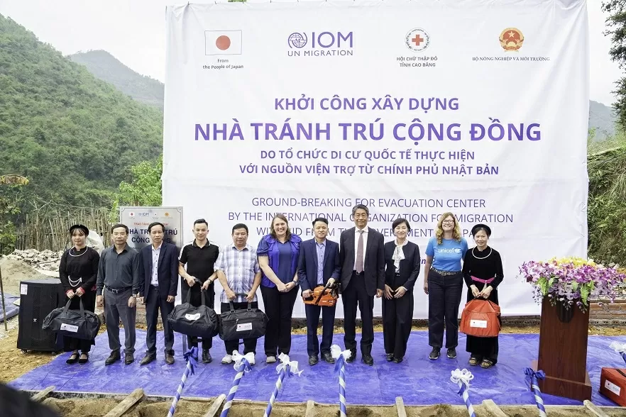 Nhật Bản đóng góp 1,5 triệu USD thông qua IOM và UNICEF để cứu trợ khẩn cấp và phục hồi sau thiên tai tại Việt Nam