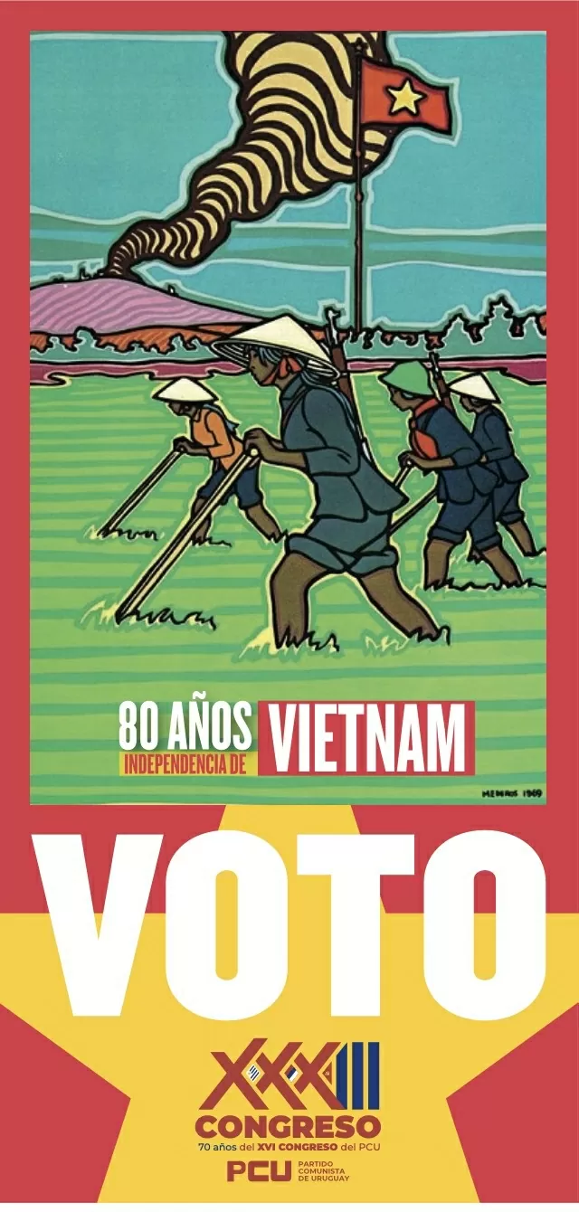 Bác Hồ và Việt Nam luôn là tấm gương cách mạng của những người cộng sản Uruguay
