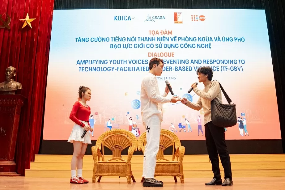 Tăng cường tiếng nói thanh niên về phòng ngừa và ứng phó bạo lực trên cơ sở giới sử dụng công nghệ