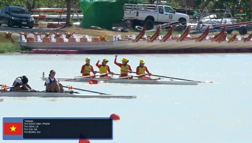 SEA Games 33: Đoàn thể thao Việt Nam có Huy chương Vàng môn rowing