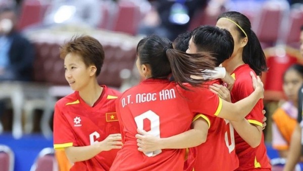 Đội tuyển Việt Nam giành vé đầu tiên vào trận chung kết futsal nữ SEA Games 33