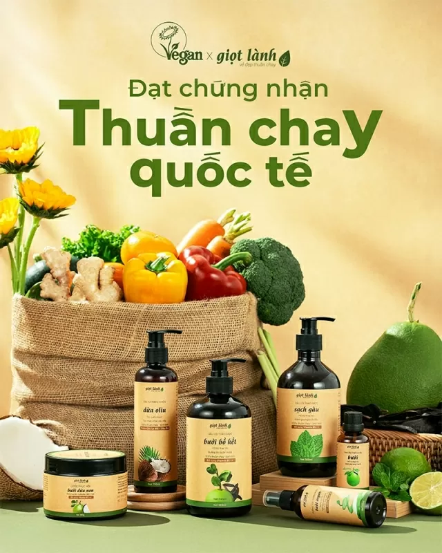 Mỹ phẩm Việt và bước chuyển mình chuẩn hóa theo tiêu chuẩn Thuần chay Quốc tế Mỹ phẩm Việt và bước chuyển mình chuẩn hóa theo tiêu chuẩn Thuần chay Quốc tế