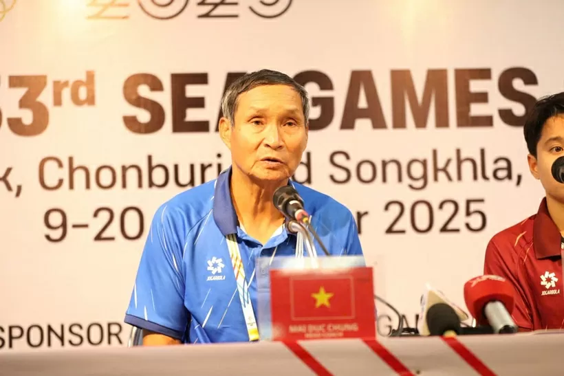 HLV Mai Đức Chung quyết giành Huy chương Vàng SEA Games thứ 7 HLV Mai Đức Chung quyết giành Huy chương Vàng SEA Games thứ 7