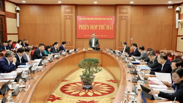 Ban Chỉ đạo Trung ương về hoàn thiện thể chế, pháp luật tổ chức Phiên họp thứ hai