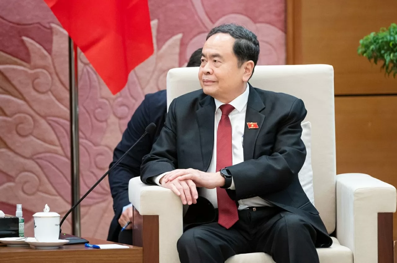 Chủ tịch Quốc hội Trần Thanh Mẫn tiếp Bộ trưởng Ngoại giao Lào