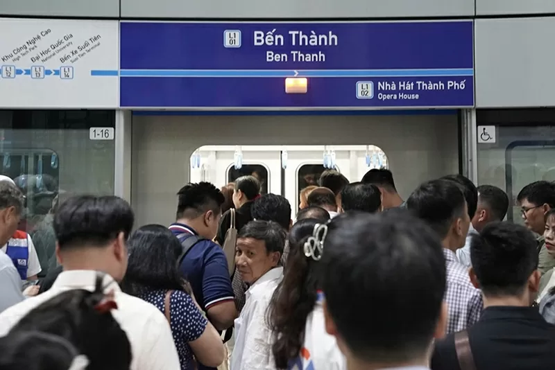 Tuyến metro số 1 (Bến Thành - Suối Tiên) là tuyến đường sắt đô thị đầu tiên của TP.HCM