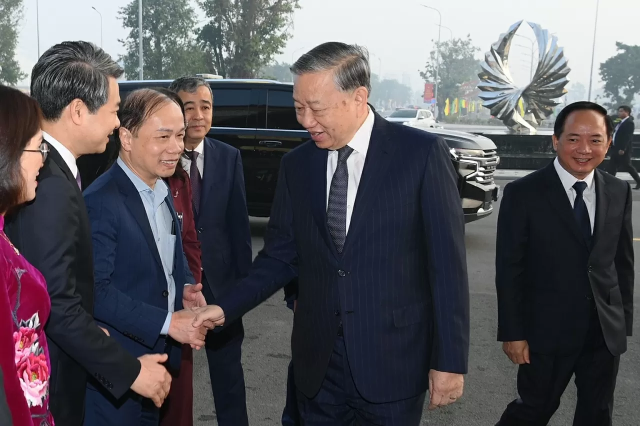 Tổng Bí thư Tô Lâm dự Hội nghị toàn quốc tổng kết công tác Tuyên giáo và Dân vận Tổng Bí thư Tô Lâm dự Hội nghị toàn quốc tổng kết công tác Tuyên giáo và Dân vận