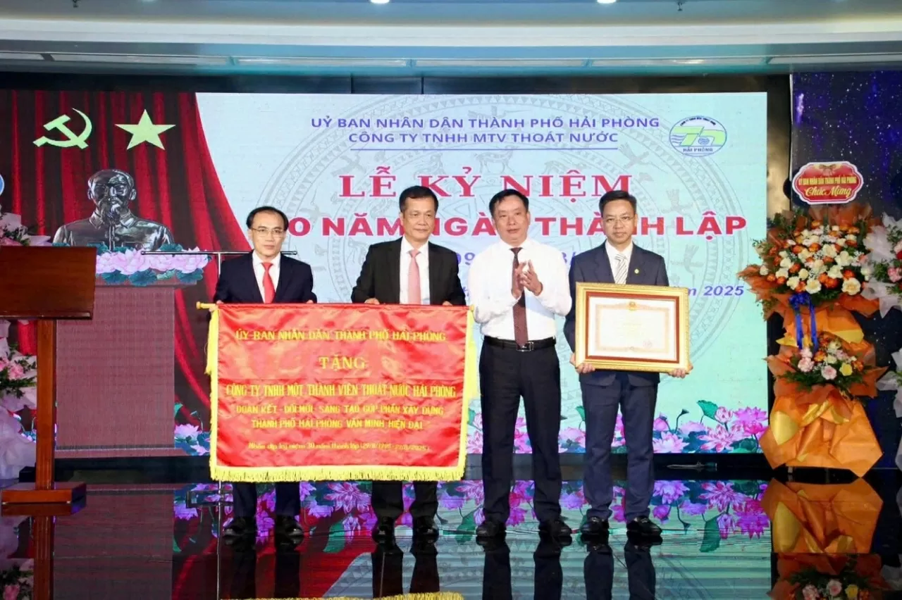 Công ty TNHH MTV Thoát nước Hải Phòng: Hành trình 30 năm vì sự phát triển đô thị Hải Phòng Công ty TNHH MTV Thoát nước Hải Phòng: Hành trình 30 năm vì sự phát triển đô thị Hải Phòng