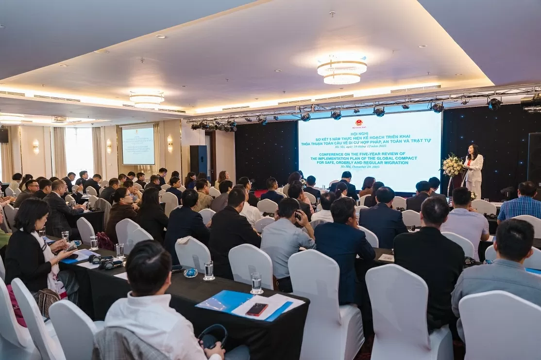 Việt Nam sơ kết 5 năm thực hiện Kế hoạch triển khai Thỏa thuận toàn cầu về di cư hợp pháp, an toàn và trật tự Việt Nam sơ kết 5 năm thực hiện Kế hoạch triển khai Thỏa thuận toàn cầu về di cư hợp pháp, an toàn và trật tự