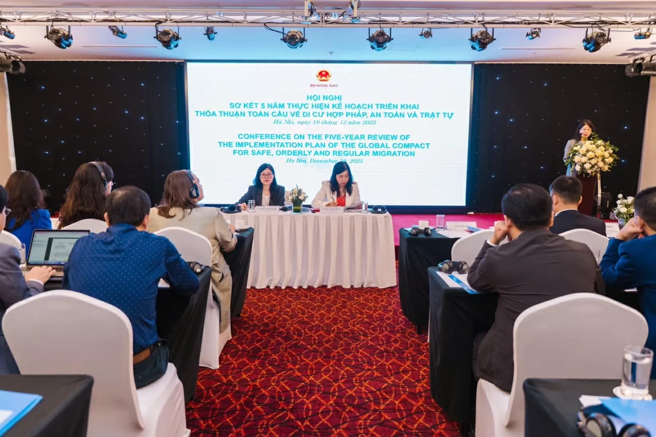 Việt Nam sơ kết 5 năm thực hiện Kế hoạch triển khai Thỏa thuận toàn cầu về di cư hợp pháp, an toàn và trật tự Việt Nam sơ kết 5 năm thực hiện Kế hoạch triển khai Thỏa thuận toàn cầu về di cư hợp pháp, an toàn và trật tự