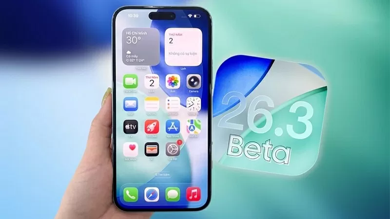 Apple phát hành bản public beta đầu tiên của iOS 26.3.