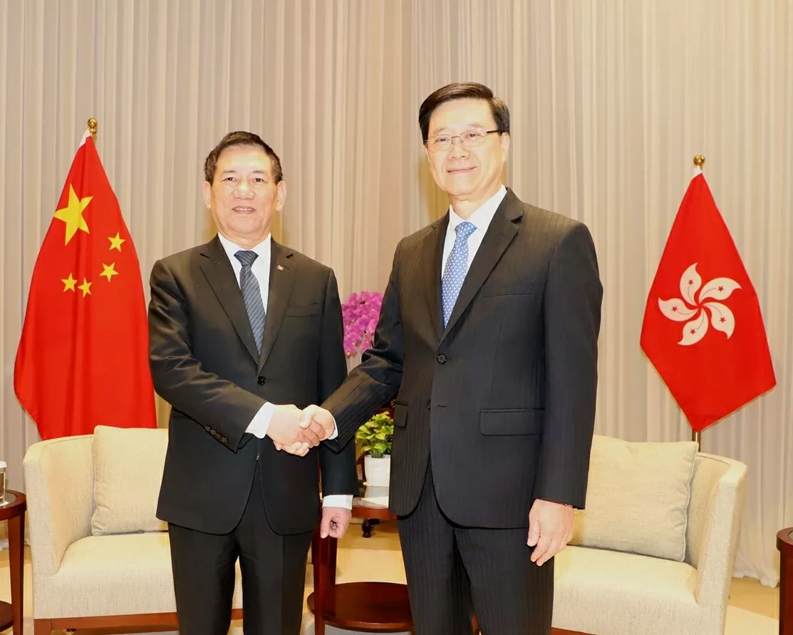 Phó Thủ tướng Chính phủ Hồ Đức Phớc hội kiến Trưởng Khu hành chính đặc biệt Hồng Công, Trung Quốc Lý Gia Siêu