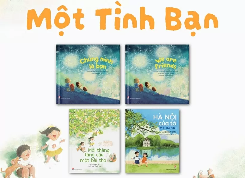 Bộ sách Một tình bạn: Thể nghiệm mới của họa sỹ Việt ở dòng sách tranh Bộ sách Một tình bạn: Thể nghiệm mới của họa sỹ Việt ở dòng sách tranh