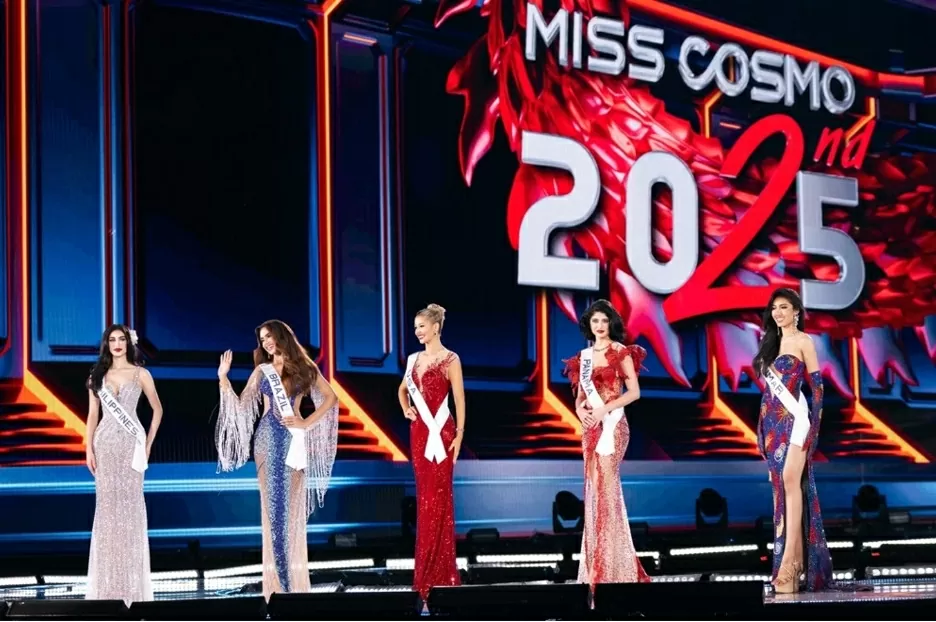 Top 5 chung cuộc. Chung kết Miss Cosmo 2025: Người đẹp Hoa Kỳ đăng quang, đại diện Việt Nam lọt Top 10