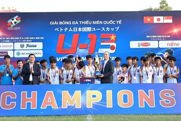 Becamex Ho Chi Minh City FC vô địch Giải bóng đá Thiếu niên quốc tế U13 Việt Nam - Nhật Bản lần thứ VII năm 2025 Becamex Ho Chi Minh City FC vô địch Giải bóng đá Thiếu niên quốc tế U13 Việt Nam - Nhật Bản lần thứ VII năm 2025
