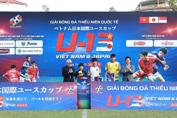 Becamex Ho Chi Minh City FC vô địch Giải bóng đá Thiếu niên quốc tế U13 Việt Nam - Nhật Bản lần thứ VII năm 2025
