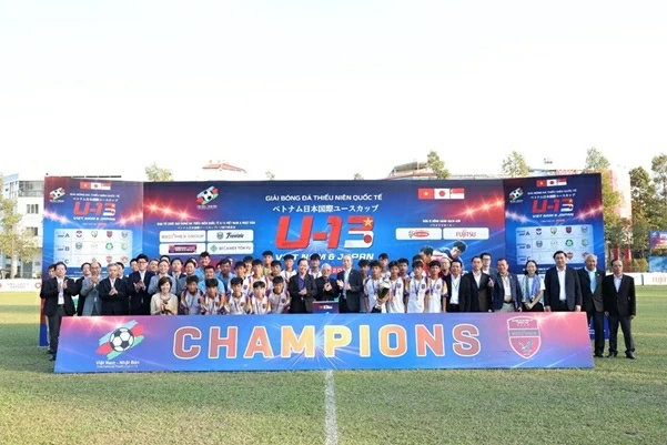 Becamex Ho Chi Minh City FC vô địch Giải bóng đá Thiếu niên quốc tế U13 Việt Nam - Nhật Bản lần thứ VII năm 2025