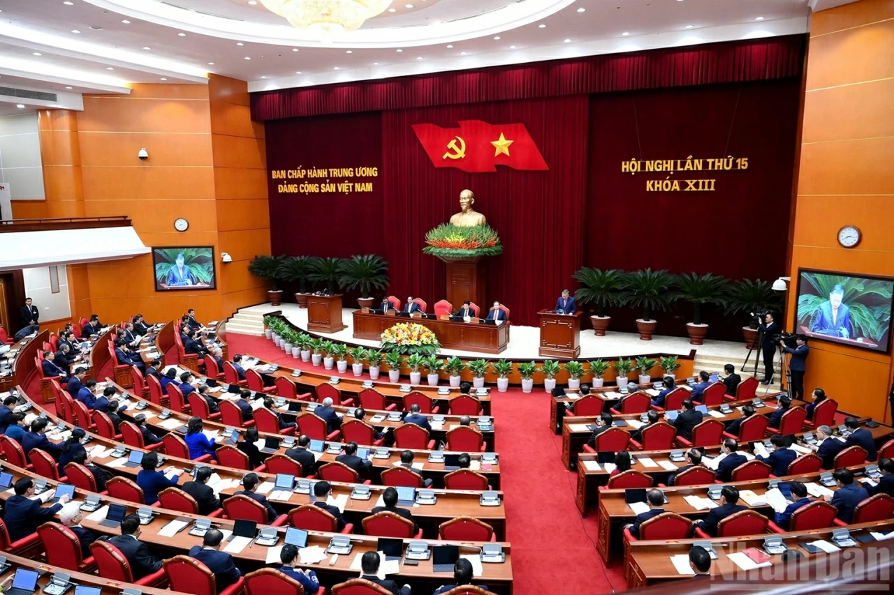 Khai mạc Hội nghị lần thứ 15 Ban Chấp hành Trung ương Đảng khóa XIII