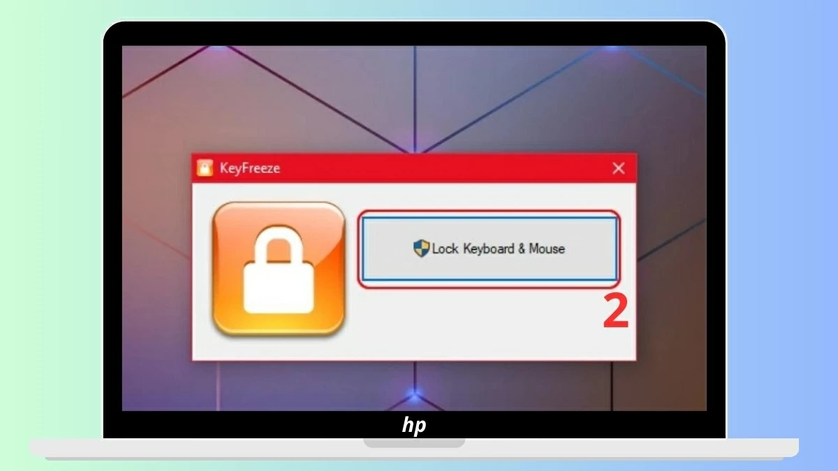 Mở ứng dụng và kích hoạt chế độ khóa bàn phím. Mở ứng dụng và kích hoạt chế độ khóa bàn phím.