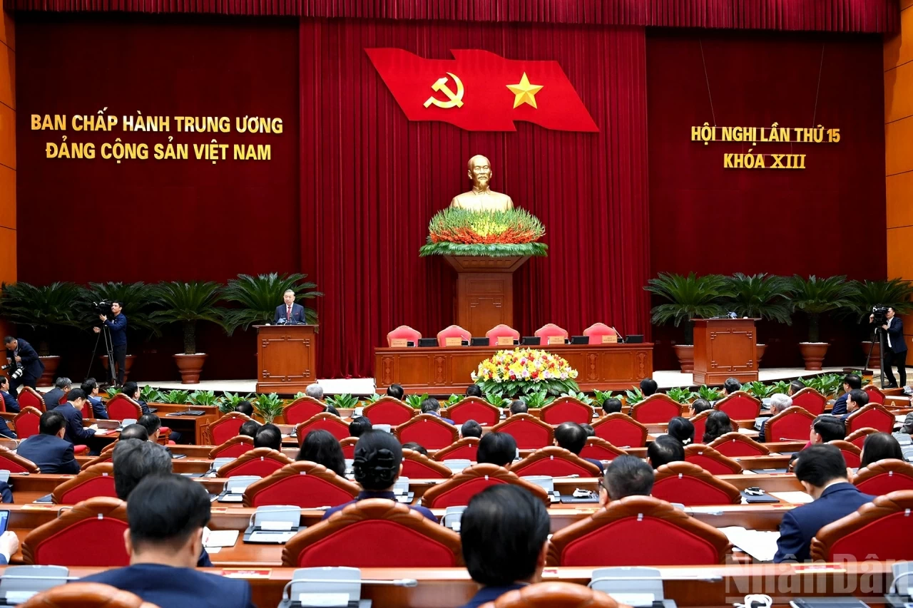Toán văn bài phát biểu của Tổng Bí thư Tô Lâm tại bế mạc tại bế mạc Hội nghị lần thứ 15 Ban Chấp hành Trung ương Đảng khóa XIII