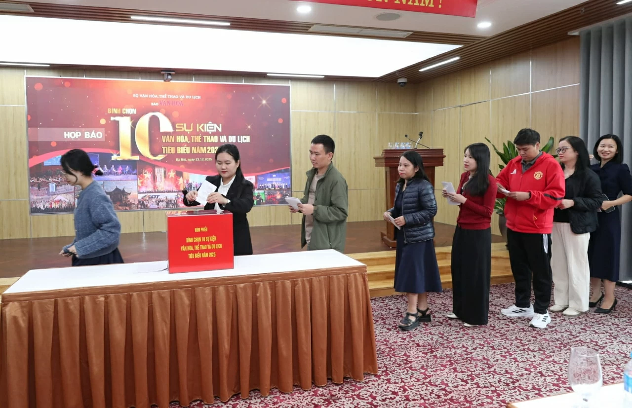 Bình chọn 10 sự kiện văn hóa, thể thao và du lịch tiêu biểu năm 2025 Bình chọn 10 sự kiện văn hóa, thể thao và du lịch tiêu biểu năm 2025