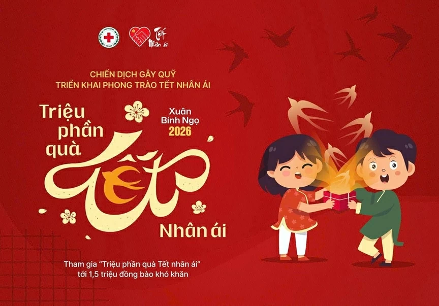 Phát động chiến dịch 'Triệu phần quà Tết Nhân ái' trên phạm vi toàn quốc