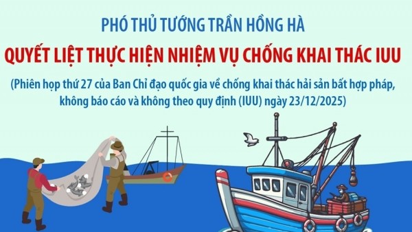 Phó Thủ tướng Trần Hồng Hà: Quyết liệt thực hiện nhiệm vụ chống khai thác IUU